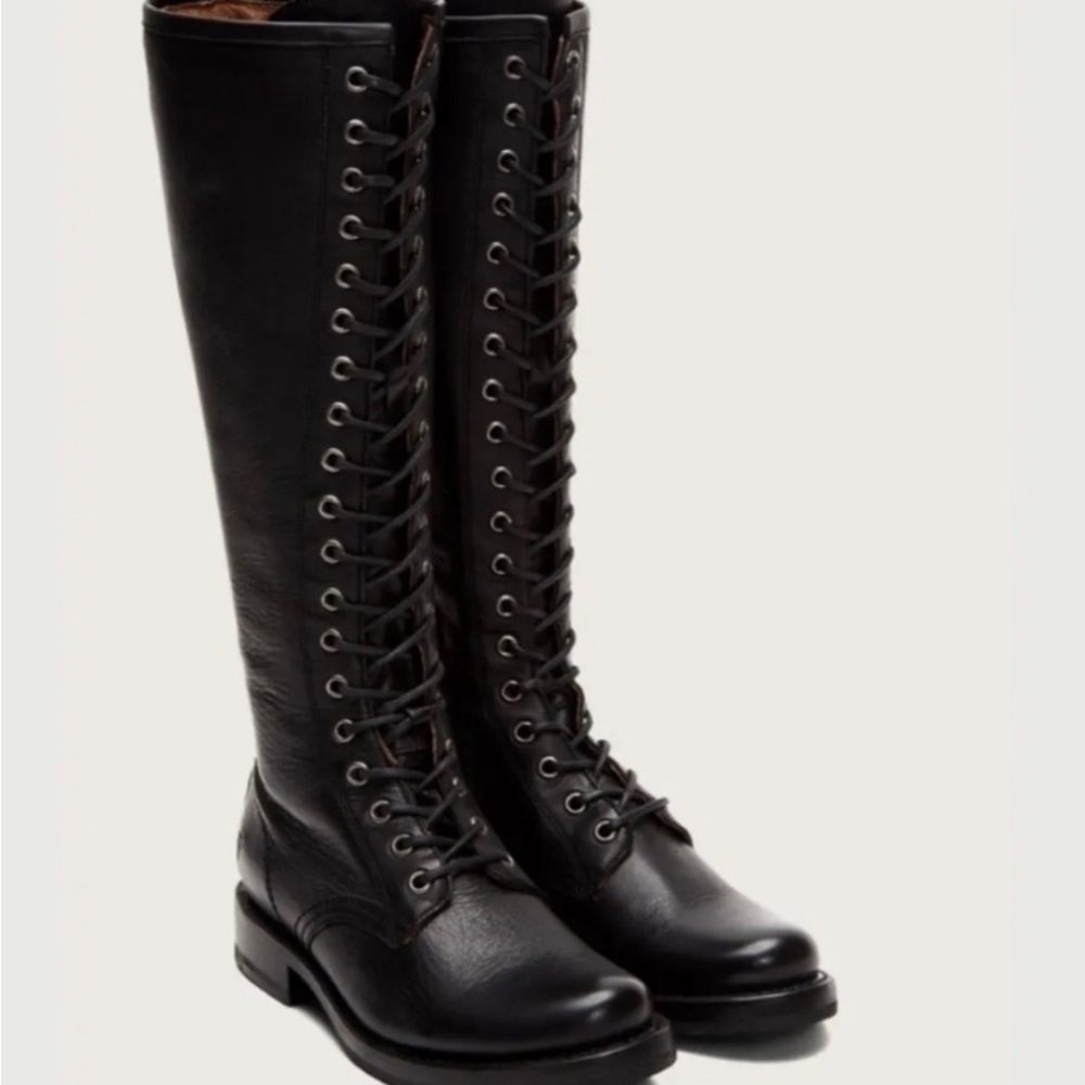 Frye Alice Tall Combat Boots